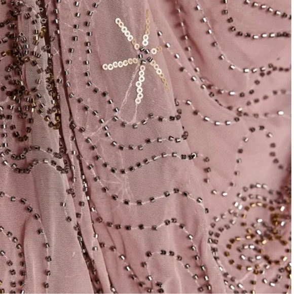 ZARA BEADED AND SEQUINED MINI size M - Picture 5 of 8